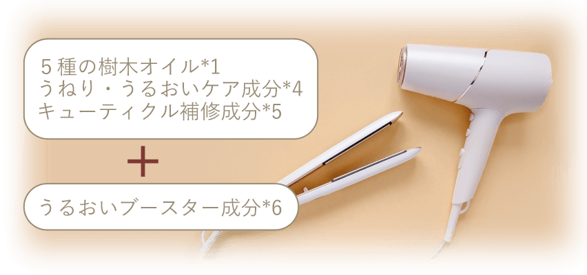 キューティクルを支える補修成分